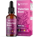 Valerian Juur Väljavõte tilgad 1000mg (Valeriana officinalis) Taimne täiendus imendub paremini kui kapslid, 2 kuu pakkumine, 84 serveerimist, alkoholivaba tinktuur - 2 Oz, pakend 1