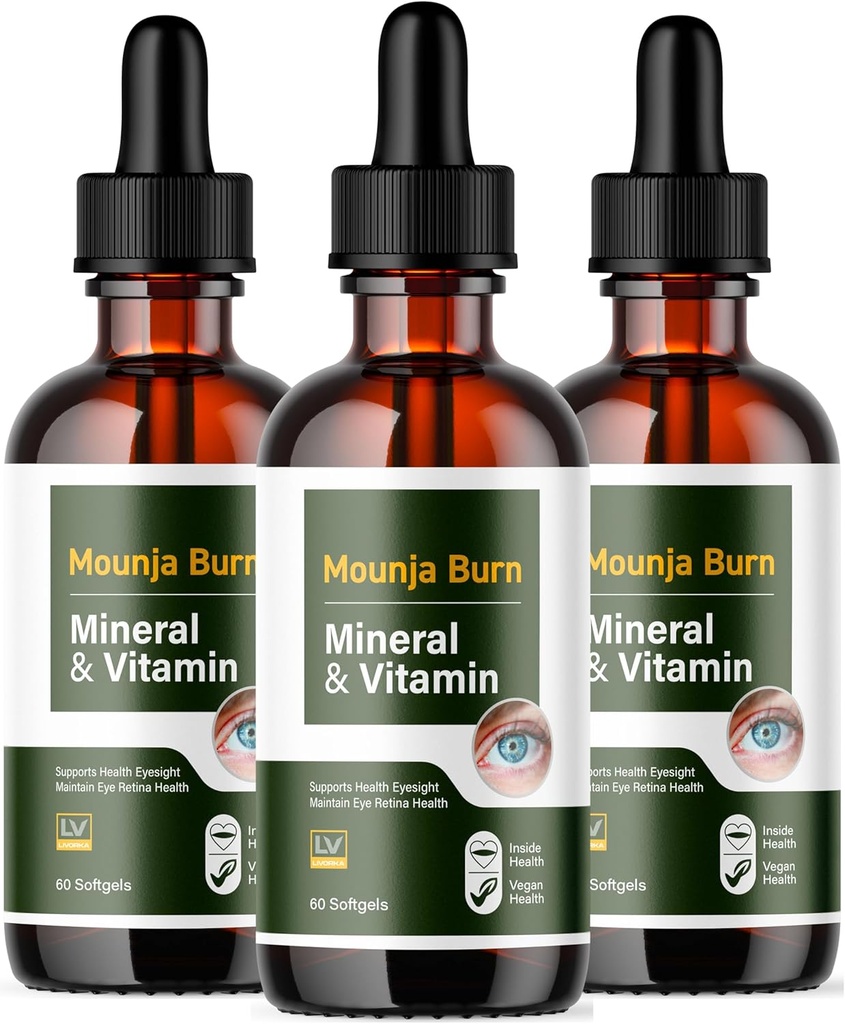 (3 Pack) Mounja Burn Advanced viskab vormel 3 pudelid 90 päevaks