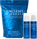 Ancient Minerals Magneesium Vannihelbed - Magneesium Lotion ja Lotion Ultra koos MSM - Puhas tõeline Zechstein Chloride