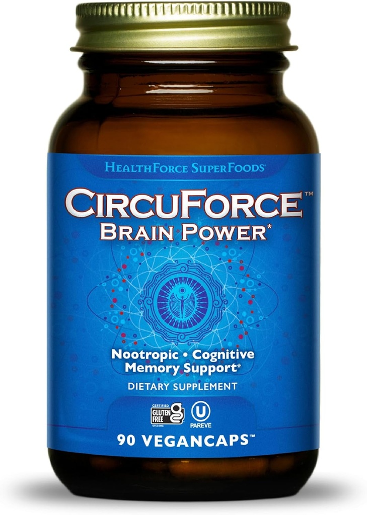Tervisekaitse supertoidud Circuforce Brain Power - 90 VeganCaps