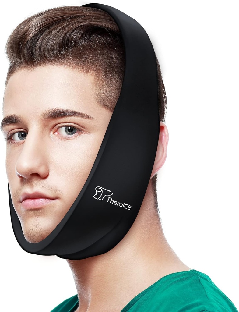 TheraICE Pehme Tarkus Hammaste taastamine Jääpakendi näomähis. TMJ Pain Relief Product. Hambaravi Suukirurgia Jääpakk. Lõualuu tonsillektoomia Pea Näolõualuu Bra Venitatav Külm Geel. Ilma kõva Insert-1 suuruseta