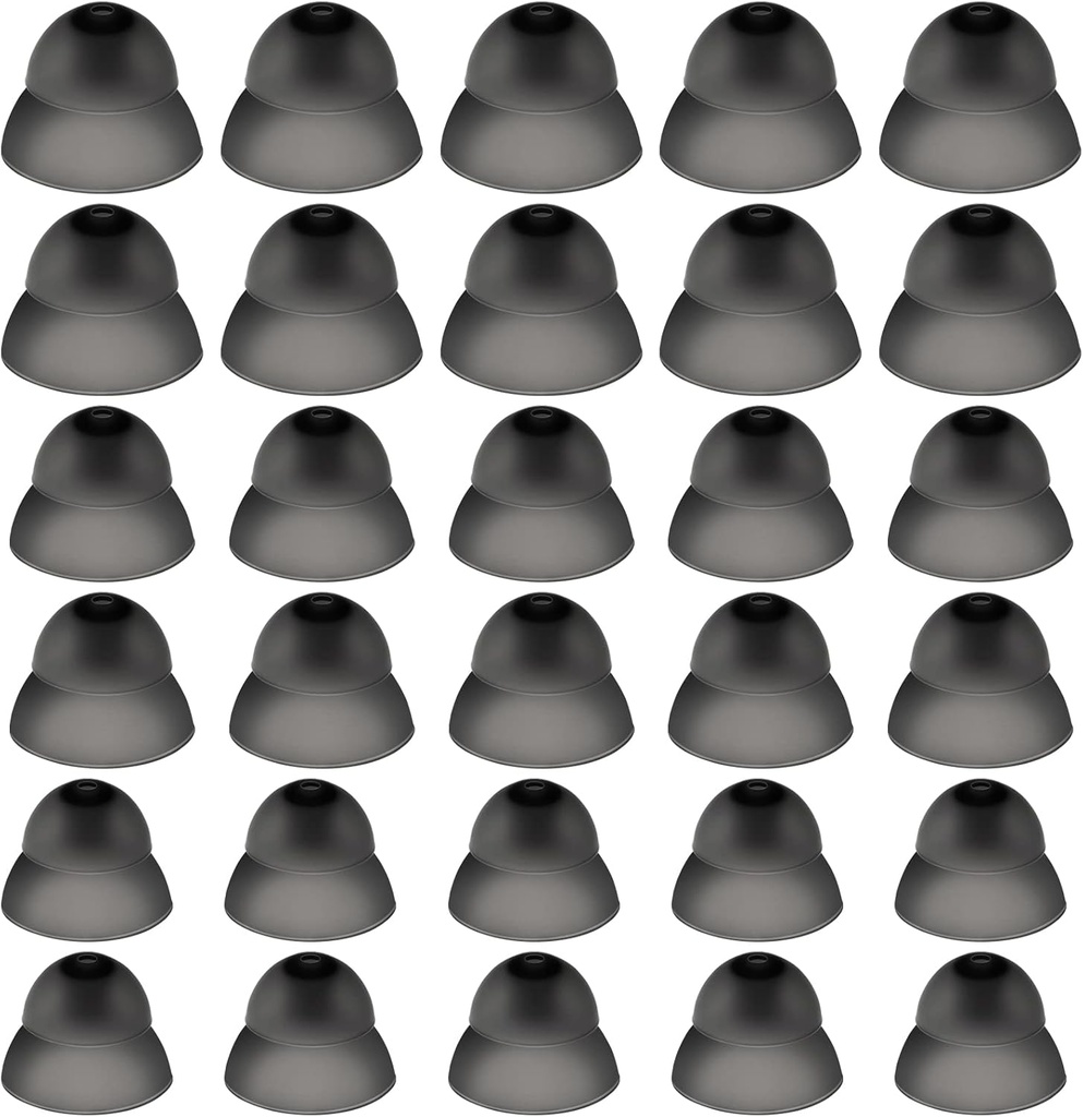 30 Pcs Kuppel Kuulmisabi Silikoon Kuulmisabi Domes Kuulmisabi Võimsus Keskmine Võimsus Väikesed Sulgekõrva Näpunäited Kuulmise Otsene Suur Võim Kuulmise Heli Aksessuaarid (Must)
