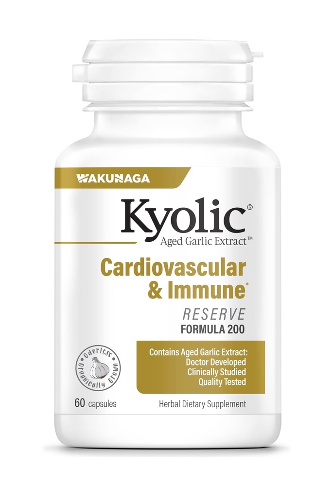 Kyolic Aged Küüslauguekstrakt valem 200, südame-veresoonkonna