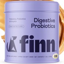 Finn Seedetrakti probiootikumid koertele - Täielik seedetrakti tugi kõrvitsa, prebiootikumide ja elusate probiootikumidega - Vet Recommended & Made in The USA - 90 Soft Chews (maapähklivõi)
