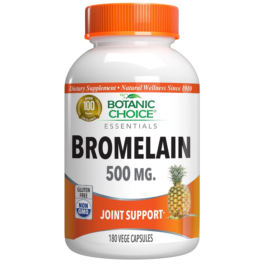 Botaaniline valik Bromelain 500 mg , 180 kapslit