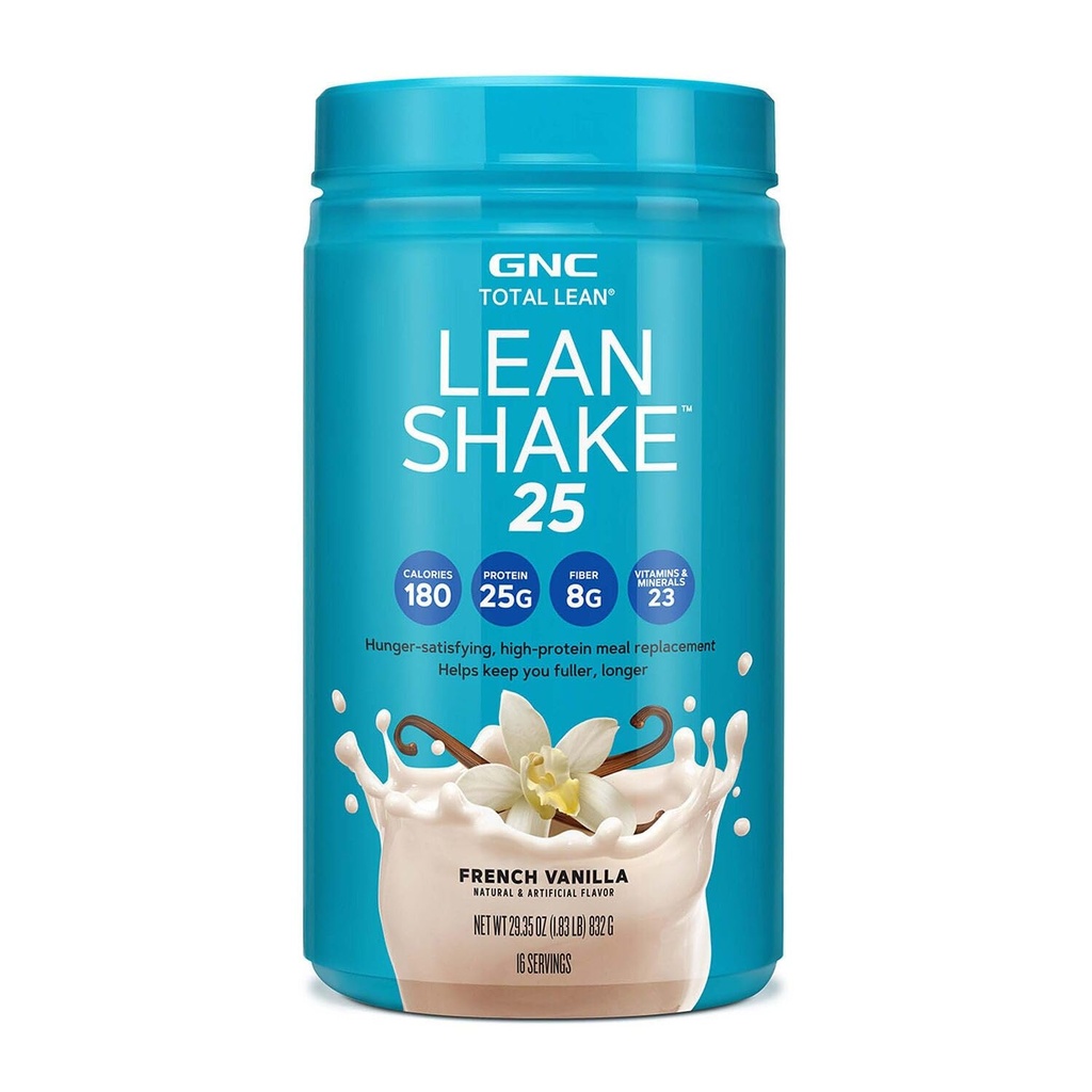GNC Total Lean Lean Shake 25 - Prantsuse Vanilla (16 servi)