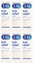 Ee 6 X E45 Itch Relief Crelief 100G