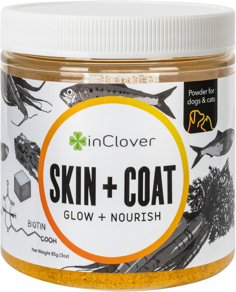 Ristküliku koera naha ja mantli lisandis, BioRadiant Natural Supplement for Dogs, Healthy Skin and Coat, Fish Oil Alternatiivsed kasutusviisid Porgandid, kookos, Omega 3's, Biotin ja Tsink Soothe Nahk