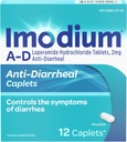 Imodium AD Kõhulahtisus Relief Caplets koos Loperamiidvesinikkloriidiga, 12 krahv