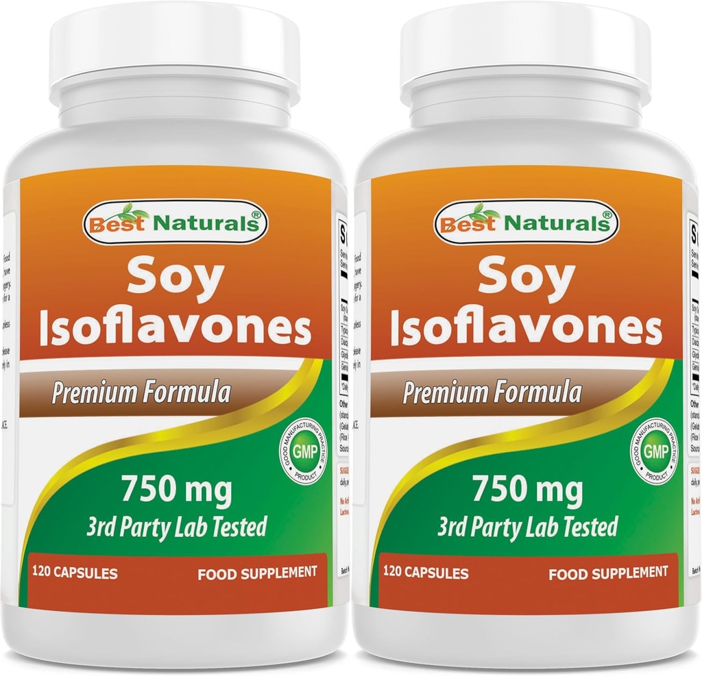 Parim looduslik soja Isoflavones 750 mg 120 kapslit (120 loendurit (2 pakendis))
