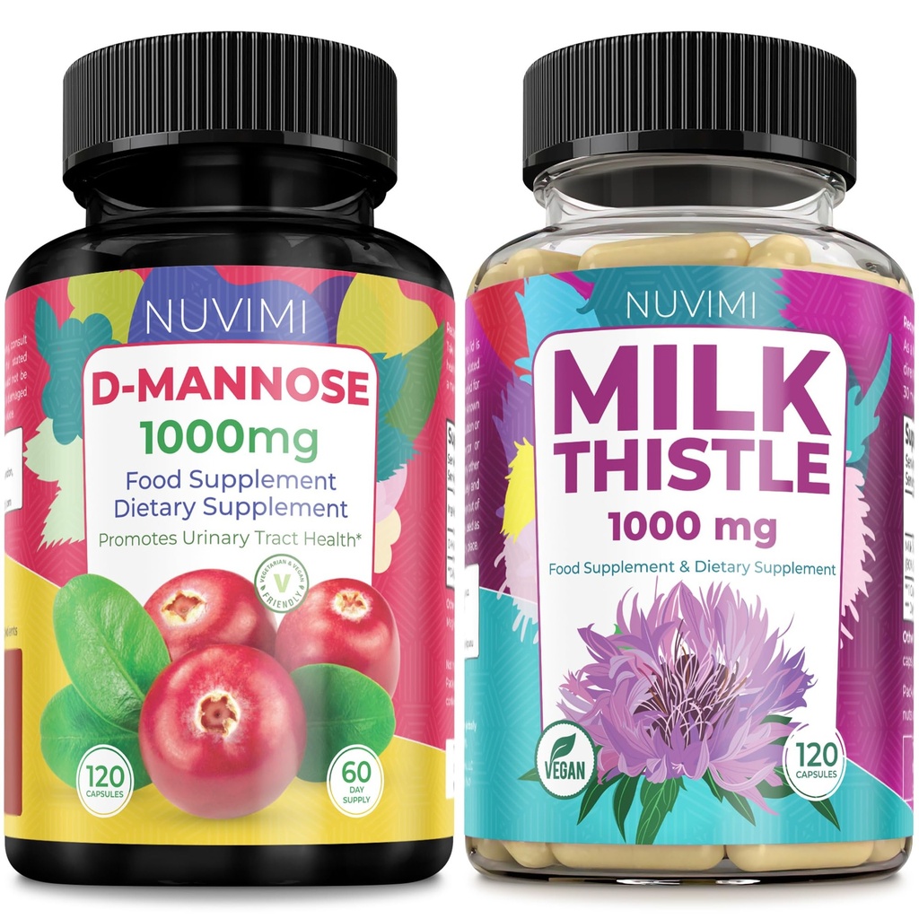D Mannoos 1000 mg ja piimaohakas 1000 mg 120 kapslit