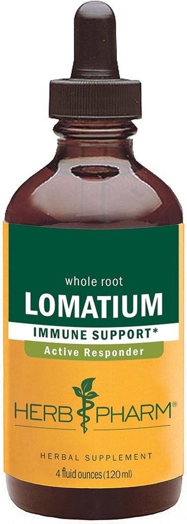 Herb Pharm Lomatium Vedelik Ekstrakt Immuunsüsteemi toetuseks - 4 Ounce