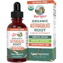 MaryRuth Organics Astragalus Juur, Suhkruvaba, USDA Orgaaniline, Astragalus Ekstrakt Immune Support and Focus, Taimsed Vedelad Tilgad, Mitte-GMO, Vegan, 1 Fl Oz
