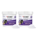Zymox Advanced Enzymatic Ear Wipes koertele ja kassidele - räpastele, vahakatele, haisvatele kõrvadele - Premium Tugevus Kõrvapuhastaja - Mitteärritav - Hüpoallergeenne (100 Count-Pack of 2)