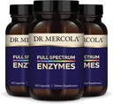 Dr Mercola täisspektri ensüümid - 22 erinevat ensüümi - toetab seedetrakti ja immuunsüsteemi tervist - aitab seedida süsivesikuid, rasvu ja valke - mitte-GMO, gluteenivaba ja sojavaba - 90 kapslit (3 pakendit)