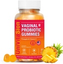 UniVitaSion vaginaalsed probiootikumid Naistele, 50 miljardit CFU-d - PH tasakaal, tupe lõhn, tupefloora, naiste pärmiinfektsiooni ravi, C-vitamiin immuunsuse tervisele, Havai ananassimaitse