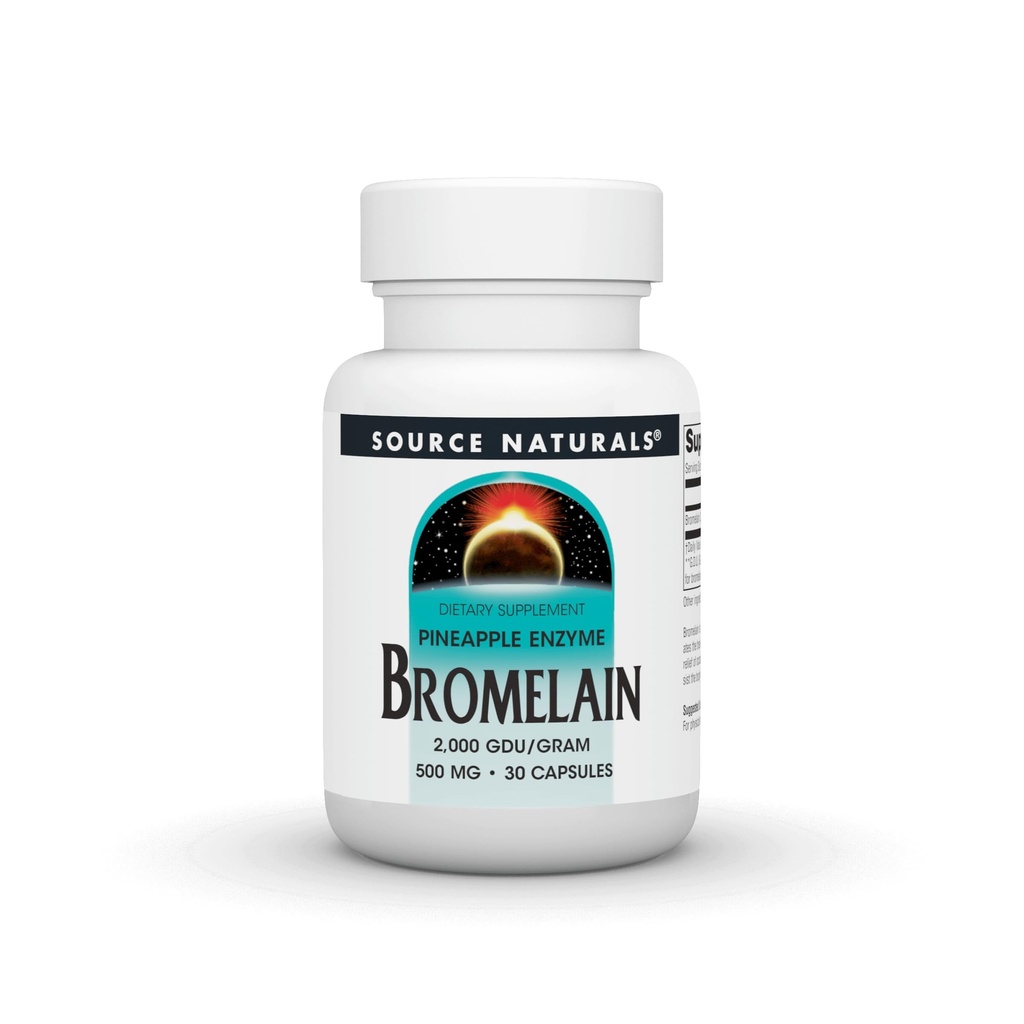 Allikas Naturals Ananass Enzyme Bromelain - 2000 GDU / GRAM - 500mg - 30 kapslit
