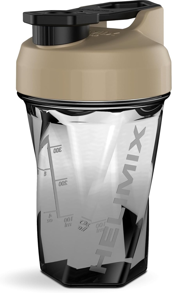 HELIMIX 1. 5 Vortex Blender Shaker Bottle hoiab kuni 20oz | Segamiskuuli ega viskit | USA Made | Portable Pre Workout Whey Protein Drink Shaker Cup | Segab kokteile Smoothies Shakes | Top Rack Safe