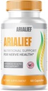 (1 pakend) Arialief Sciatica tugikapslid, Arialief Advanced Formula Sciatica Relief Supplement, Närviabilisa, Extra Strength Sciatic Närvi rahustav vormelkapslid (60 kapslit)