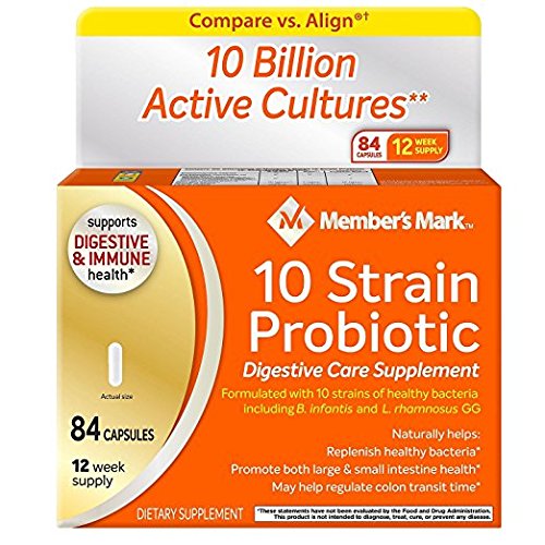 Liikmed Mark 10 tüvi probiootikum (84 krahv) (2 Pack)