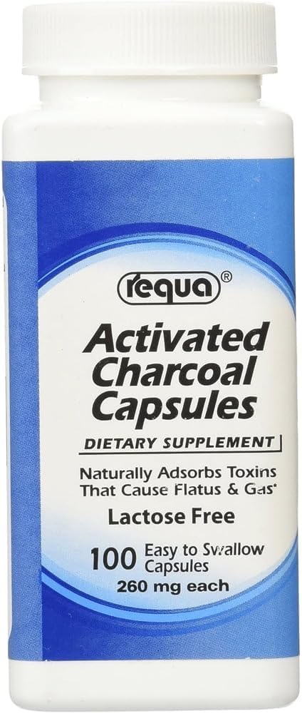 Requa aktiveeritud süsi, 260 mg, 100 loendurit