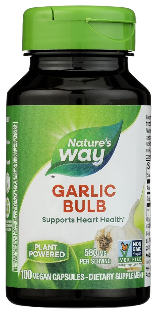 Natures Way Küüslauk Bulb Vegetaarkapsel, 100 ct