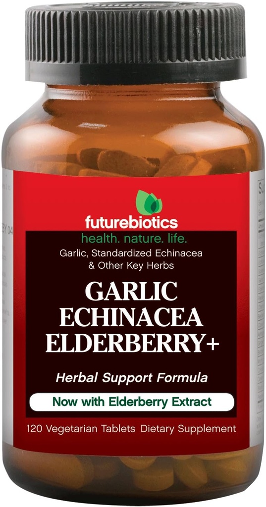 Futuuribiootikumid Küüslauk Echinacea Elderberry + 120 Tabs