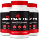 (3 Pack) Vigor Fix meessoost täiendus, VigorFix pillid meestele, igapäevane toitumine üldise tervise ja heaolu jaoks, jõuline fikseeritud tugikapslid enesekindluse ja energia jaoks, ülevaated (180 kapslit)