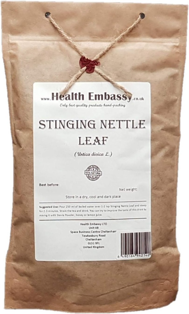 Tervisesaatkond Stinging Nettle Leaf | Urtica Dioica L | Taimne tee (50 g)