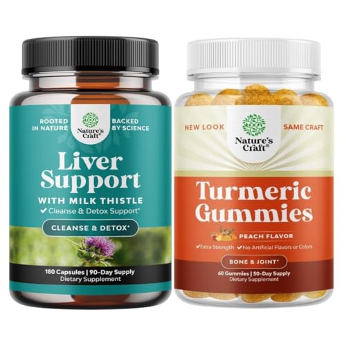 Maksa puhastamine Detox & parandamine - Silimariini piimaohakas koos Dandelioni juure juurepeet Artišoki ekstraktiga ja kurkumiini kummikud musta piparkurkumiini pulbriga ühiseks toetuseks