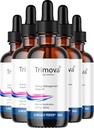 (5 Pack) Trimova Vedelad tilgad , Trimova tilgad Täpsem valem , TrimovaDrops Vitamiin , TrimovaDrops Metaboolne , TrimovaDrops Metabolism 5 pudelit 150 päeva