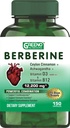 Berberiin 12200mg koos Ceylon Cinnamon Ashwagandha Vitamiin D13 + Vitamiin B12 Immuunsüdametoetus - 75 päeva pakkumine - 150 loend (pakk 1)
