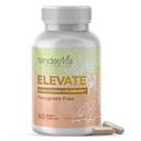 Lactation Supplement Elevate Fenugreek-Free with Organic Goat’s Rue and Lion’s Mane, Blessed Thistle & Brewer’s Yeast, Vegan, Non-GMO, Herbal Breastfeeding Support, 60 Capsules