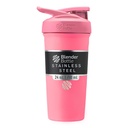 BlenderBottle Sport Isoleeritud roostevabast terasest raputuspudel traadi viskiga, 24-Ounce, Pink - proteiini raputamine ja hüdraat sportlastele ja fitness entusiastidele, lihtne segamine, hoiab joogid külmad, lukustatavad Lid