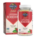 Liposoomne berberiin ja kroompikolinaat juba tervisliku veresuhkru, glükoosi ainevahetuse ja kolesterooli jaoks - probiootikumid lihtsaks seedimiseks - mitte GMO, gluteenivaba, Kosher, 30 serveerimist