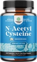NAC täiendus N-atsetüültsüsteiin 600mg - Vegani kõrge imendumine Mitte-haisus NAC 600 mg kapslid Glutatiooni prekursor maksa puhastamiseks Detox & Repair Plus Kopsu tervise ja immuunsuse tugi (240ct)