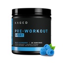Kaged Sport Pre Workout Powder meestele ja naistele, Blue Razz, Sport Certified, 188mg Kofeiin, lämmastikoksiidi täiendus, beeta-alaniin energia, kehakaalu tõstmine, südame vastupidavus ja tugevus, 20 Servings