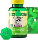 Ingveri juur 550 mg, 100 taimset kapslit koos Bundle eksklusiivsete vitamiinide ja mineraalidega - A kuni Z - parem Ligth&Skevade juhend