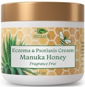 Manuka mesi ekseem Kreem Niisutav Lotion Fragrance tasuta psoriaasi leevendamiseks - sügelus, kuiv nahalööve salv - Nahka rahustav niisutaja - Keha ja näo kreem - Lapsed ja täiskasvanud 16oz