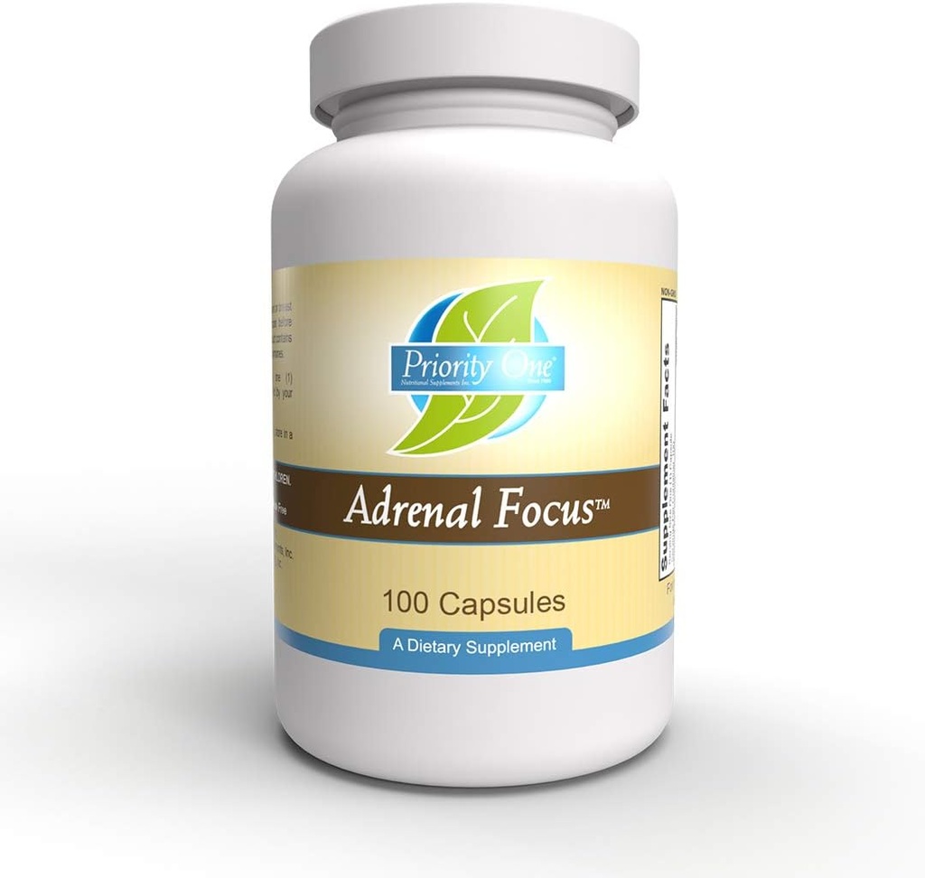 Priority One Vitamins Adrenal Focus 100 kapslit Adrenal Support