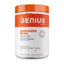 Geenius BCAA pulber - 5 g Vegan BCAA L-Glutamiin, Cognizin & Rhodiola Lihaste Taastamise Energiatoetus 100mg Kofeiin Pre, Intra, Postworkout Nootropic Supplement for Focus & Performance - Viinamarja limead