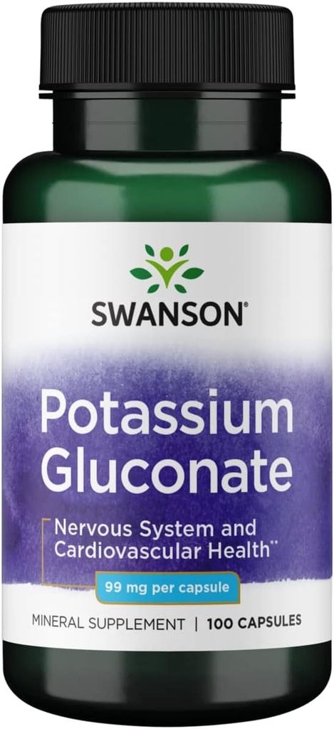 Swansoni kaalium ( glükonaat ) 99 milligrammi 100 kapslit