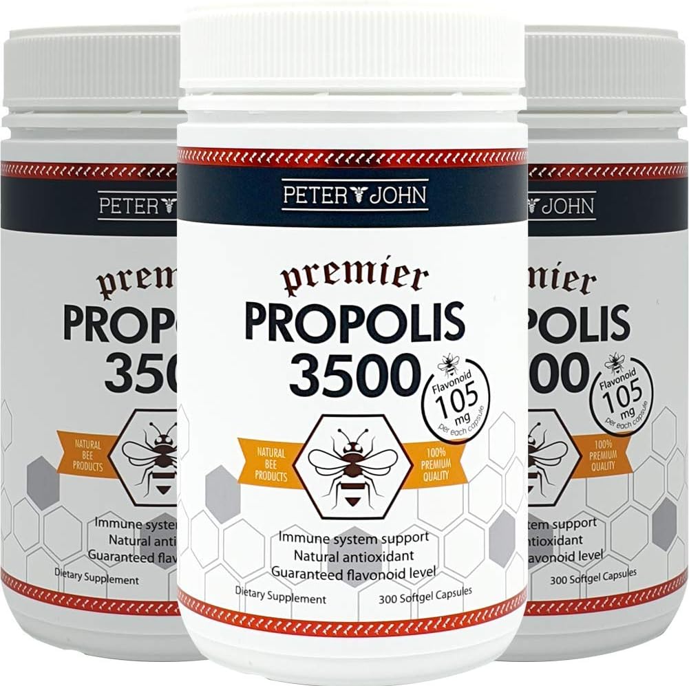 Peeter John Propolis 3500 (Flavonoid 105mg) 300 Softgel kapslid (3)