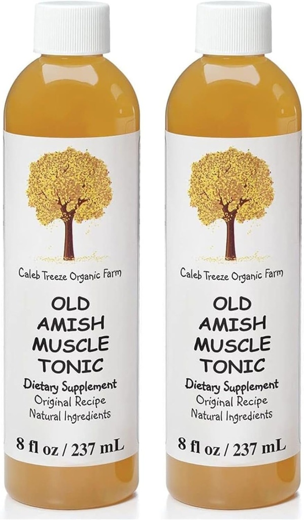 Caleb Treeze Old Amish Lihastoonik 8 oz, Jalakrampide leevendamine, Jalakrampide leevendamine, Rahutud jalad, Lihaskrambid & Spasm Relief - Pakend 2