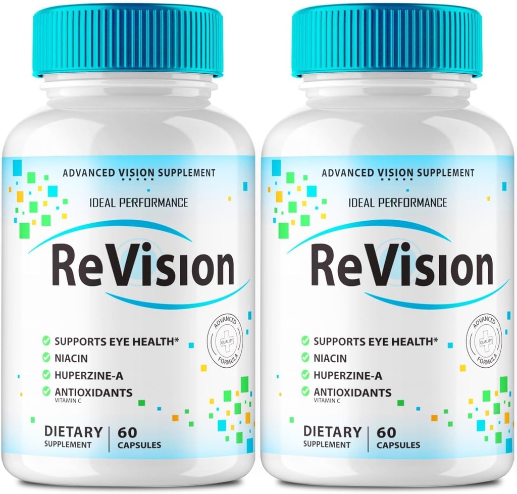 IDEALNE TULEMUS (2 pakendit) Revision Eye Supplement Pills Advanced Vision 2.0 Eye Care Complex Vitamiinikapslid Pro (120 kapslit)