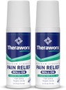 Theraworx Maksimaalne tugevuse valu leevendamine rullides sidokaiiniga, kiire toimega - 2,5 Oz - 2 loend