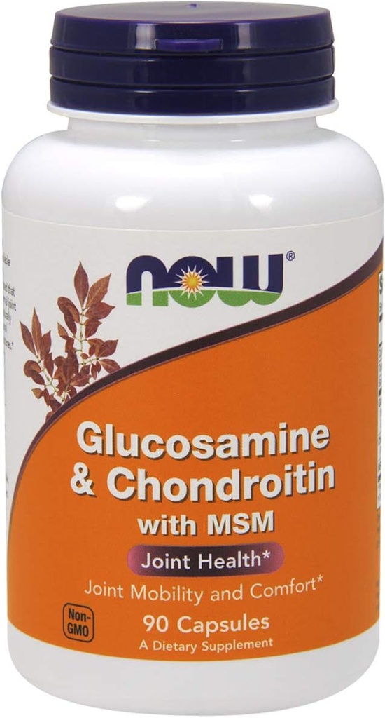NOW Foods Glükosamiin ja kondroitiini MSM, 90 Count
