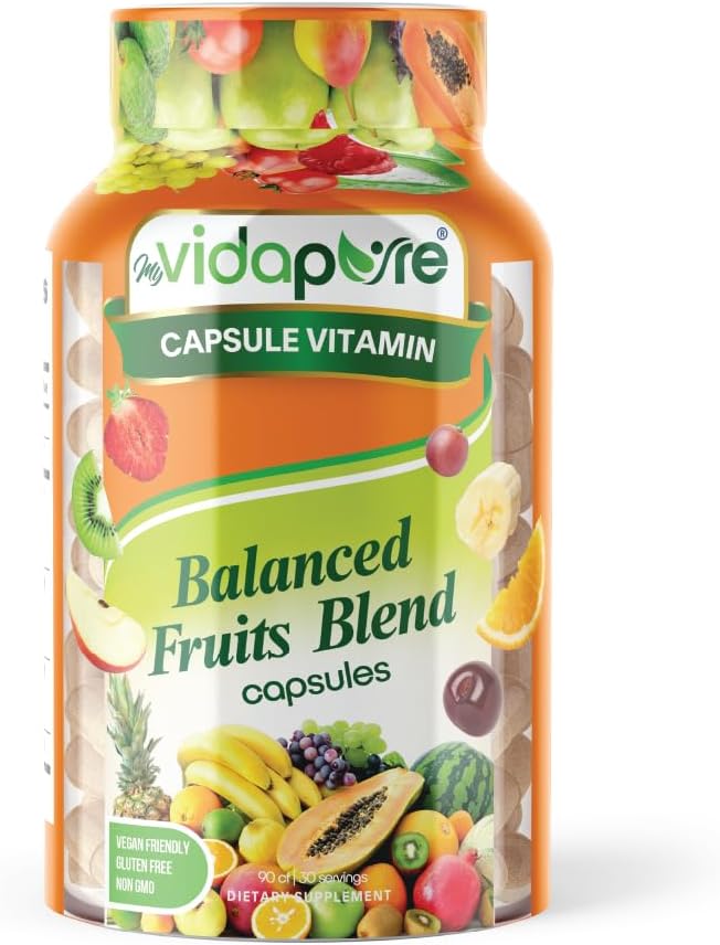 MYVIDAPURE Tasakaalustatud puuviljasegud – terve looduslik toit – supertoit! – mitte-GMO – vegansõbralik