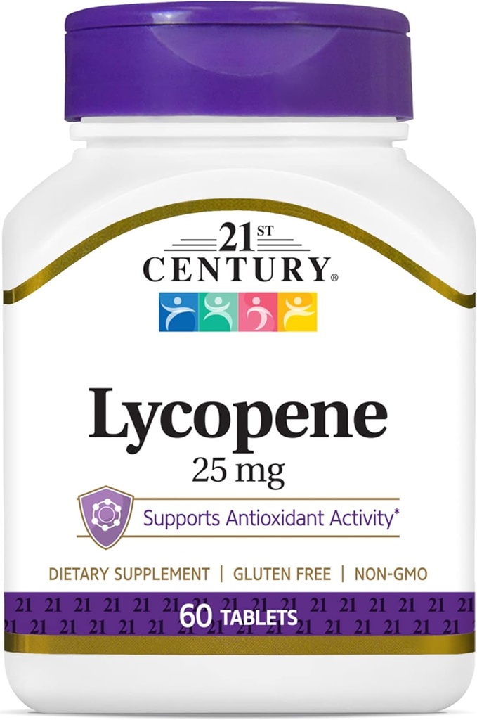 21. sajandi lükopeen 25 mg tabletid, 60 loend (22400)