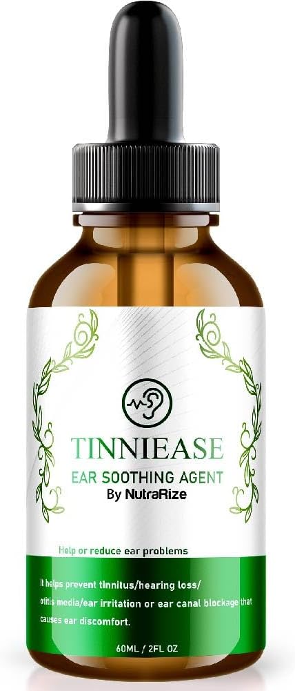 NutraRize TinniEase Kõrvatilgad, Pro Kuulmise Tugivalem, Kõik Looduslikud Kõrvavedelisandid, Kõrva Kõrva Kõrva maksimaalne tugevus, Arvustused (30 Servings)